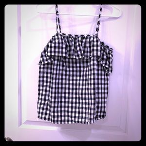 Gingham tank top